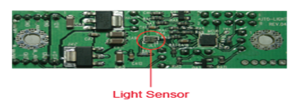Light Sensor on the board